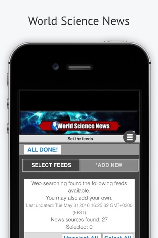 World Science News screenshot 2