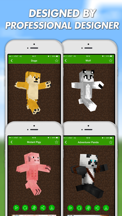 How to cancel & delete Animal Skins For Minecraft PE (Pocket Edition) Free from iphone & ipad 1