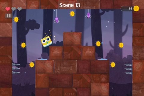 Jumping Box - Cube Bounce Doodle Geometry Jump screenshot 3