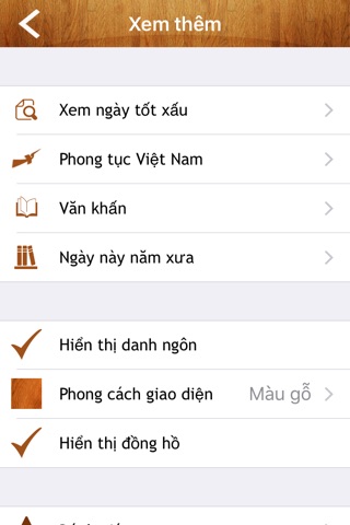 Viet Calendar Pro (Lunar & Solar Calendar - Lich Viet - Lich Van Nien 2016) screenshot 3