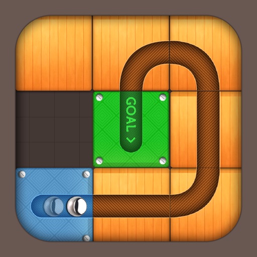 Unblock Ball Free - Unroll it me & tiles slide puzzle Icon