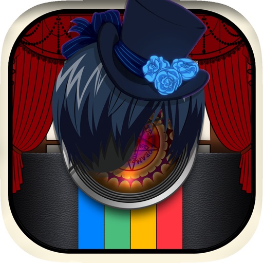 Manga & Anime Sticker Camera : Fashion Photo Dress Up For Black Butler Style