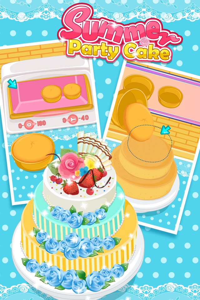 Summer Party Cake - Cooking games for free screenshot 2