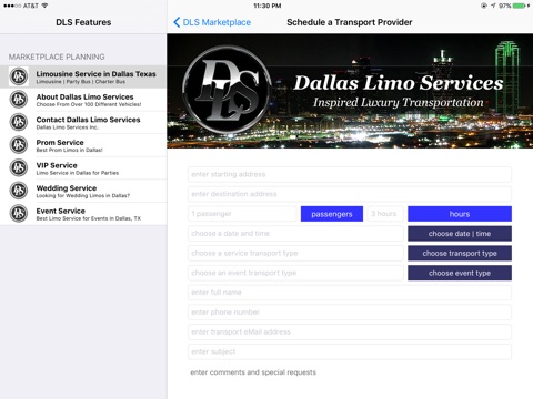Dallas Limo Service Mobile Map screenshot 4