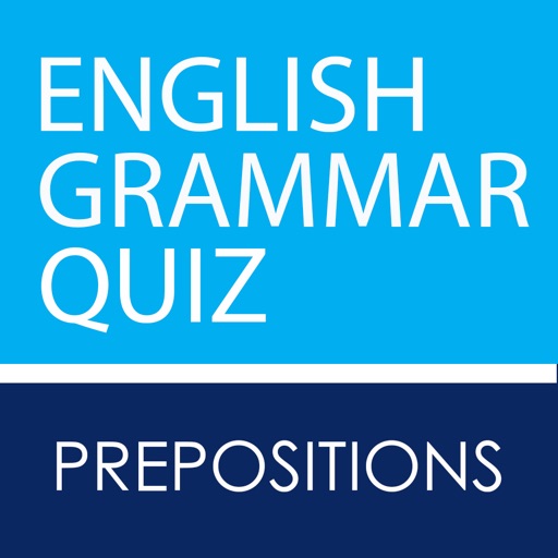 Prepositions - Learn English Grammar Games Quiz for iPhone Icon