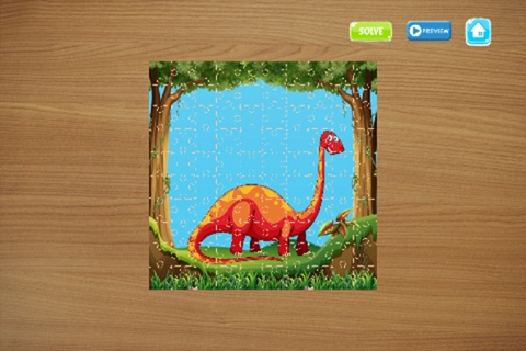 Dino Puzzle Games Free - Dinosaur Jigsaw Puzzles for Kids and Toddler - Amazing Preschool Learning Games screenshot 4