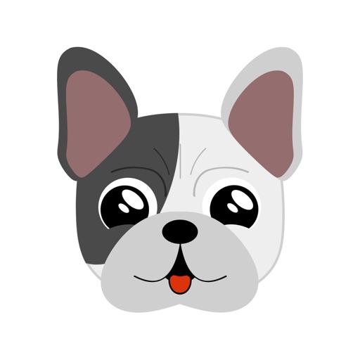 Frenchiemoji Sticker Keyboard by the Batpug