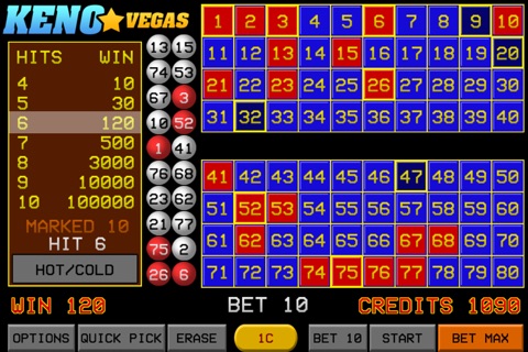 Keno Vegas - Free Casino Keno & Free Credits. screenshot 2