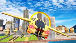 Game screenshot Futuristic Flying Car Drive 3D - Extreme Car Driving Simulator with Muscle Car & Airplane Flight Pilot FREE hack