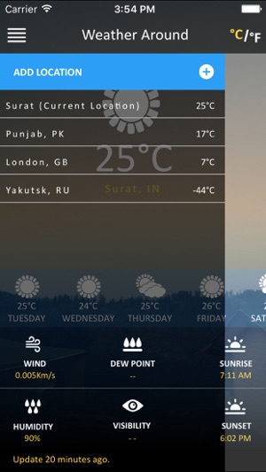 Weather Around - Your Local City Weather Guide(圖3)-速報App