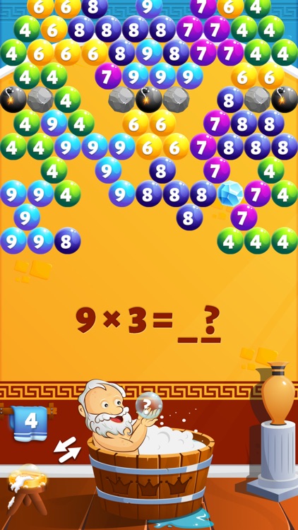 Bubble Genius: Multiplication Table Math Game. Have Fun, Learn Math! screenshot-3