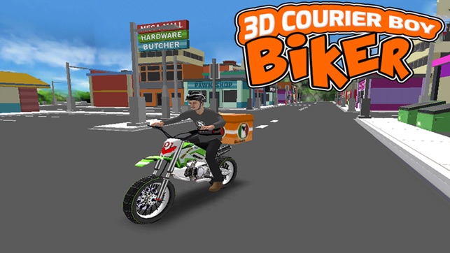 3D Courier Boy Biker(圖2)-速報App