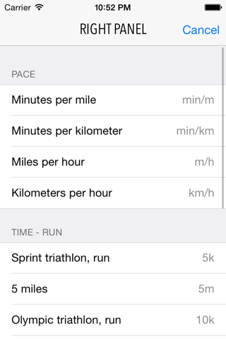 Pace Converter Lite screenshot 3