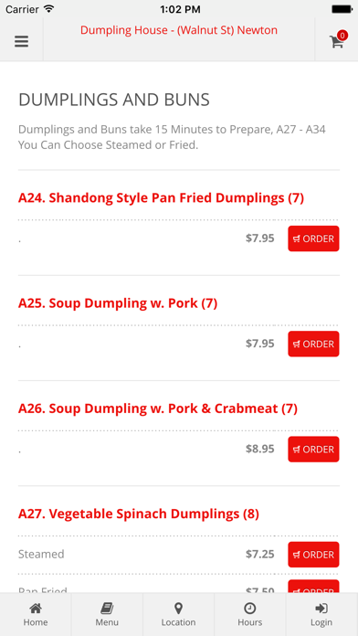 How to cancel & delete Dumpling House - Newton Online Ordering from iphone & ipad 3