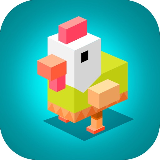 Crossy Chicken Drop Block Game iOS App