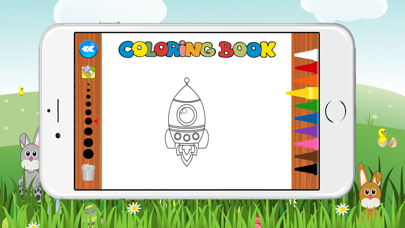 How to cancel & delete World Rocket Coloring Book for Kids Game Free from iphone & ipad 3