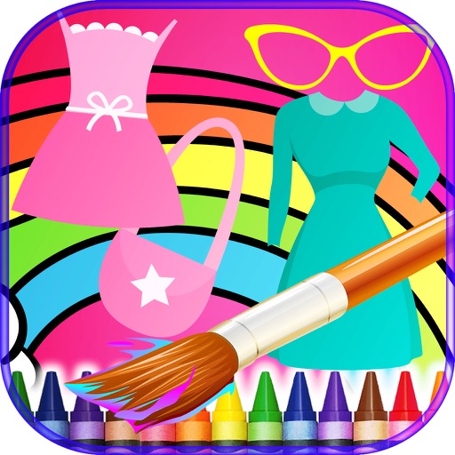 Design - Coloring Fashion  Dresses iOS App