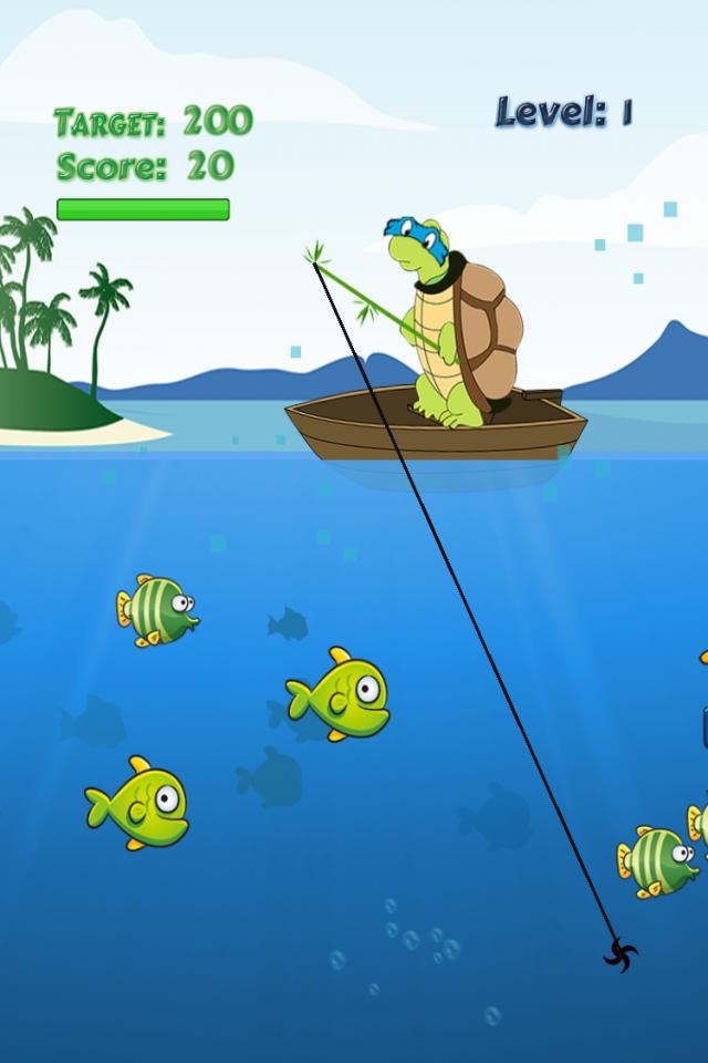 Turtle Fishing Catch a Big Fish in Deep Sea screenshot 2