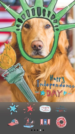 4th Of July - Independence Day Everyday FREE Watercolor Stic(圖3)-速報App