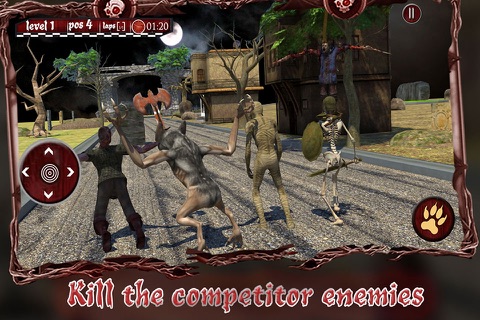 Zombie Racer Monsters Night: A Highway of Death screenshot 4