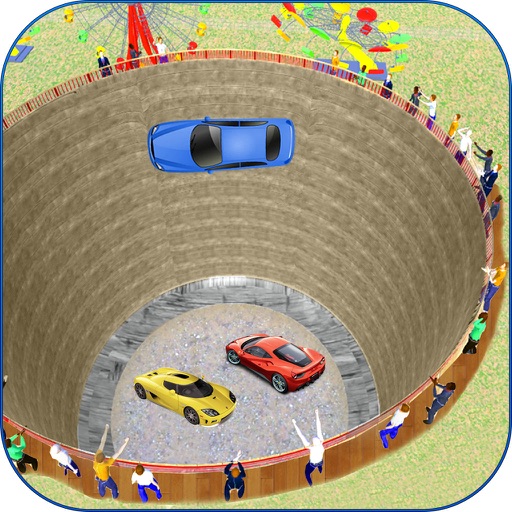 Well Of Death Stunt Rider In Extreme City Circus iOS App