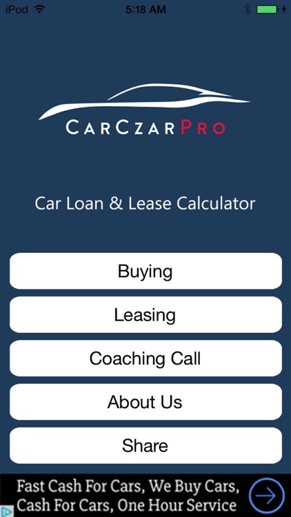 Car Czar Pro Car Loan & Lease Calculator screenshot-0