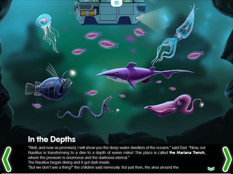 Water Planet. Interactive story for kids. Ocean and its inhabitants. screenshot-4