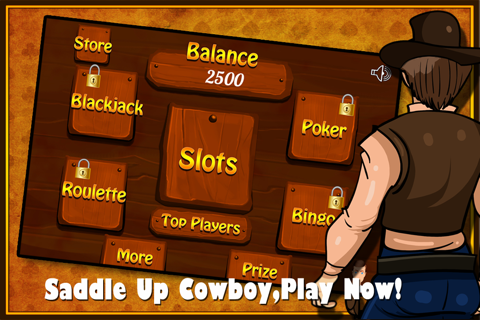 Awesome Wild West Mega Slots Casino - PLUS Mini Games - Poker, Blackjack, Bingo, Roulette screenshot 4