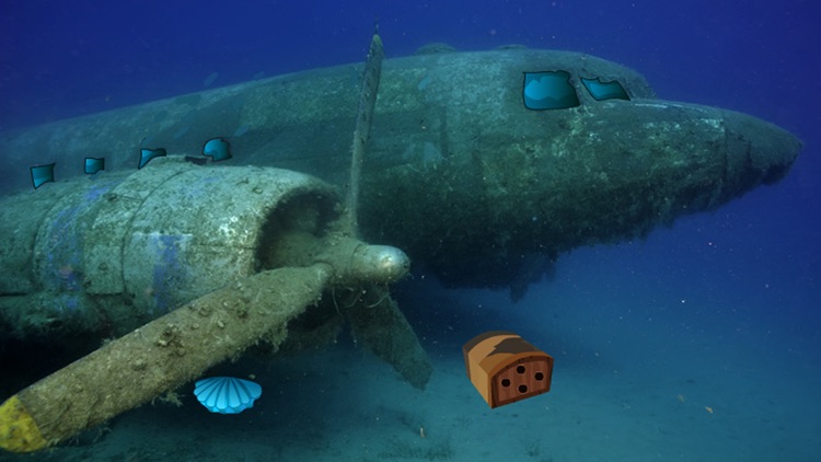 UnderWater Airplane Escape screenshot-3