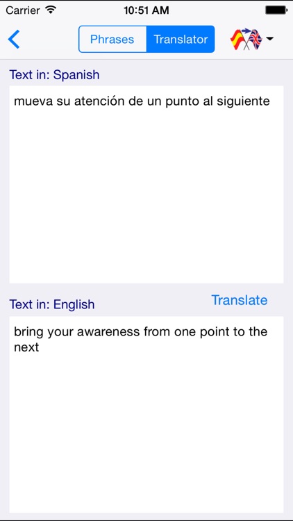 English-Spanish Yoga Translator (Offline) screenshot-3