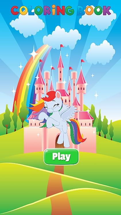 Pony Coloring Pages for Kids and Toddlers Free HD - All Pages Coloring and Painting Book Games