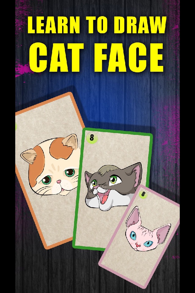 Learn To Draw Cat Face screenshot 3