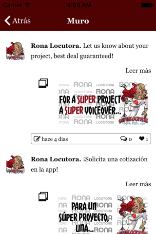 Rona Locutora screenshot 2