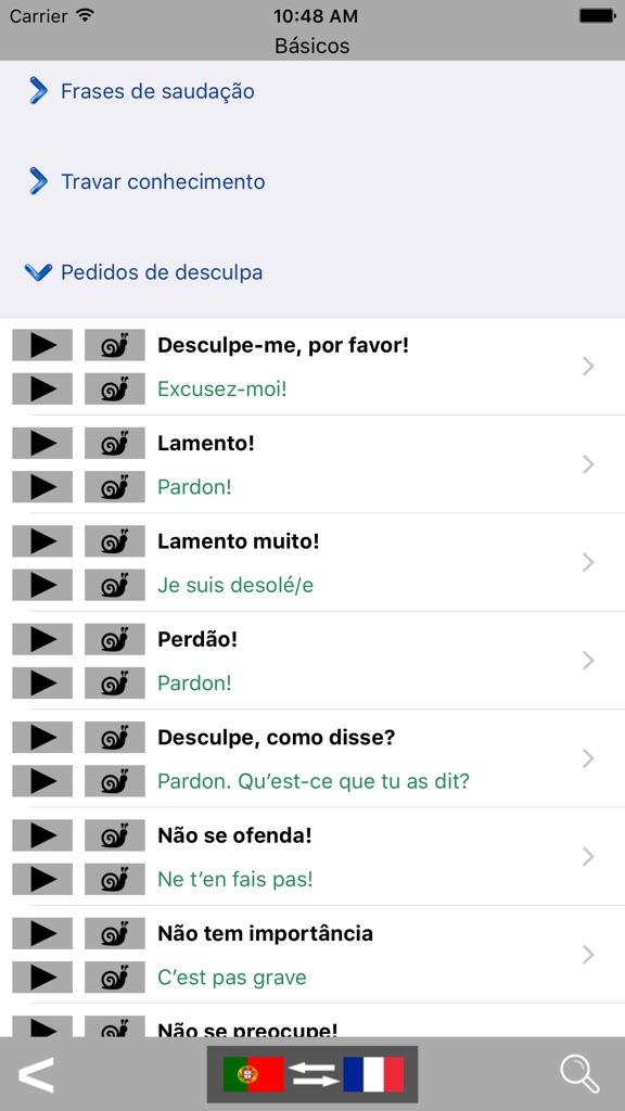 【图】Portuguese / French Talking Phrasebook Translator Dictionary – Multiphrasebook(截图2)