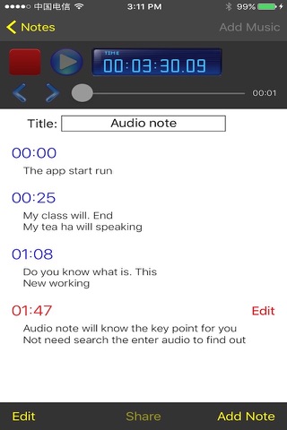 Meeting Lecture & Voice Audio Notes Record - náhled