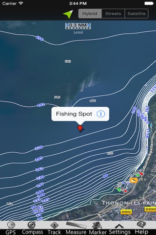 Lake Geneva GPS Nautical Chart screenshot 4