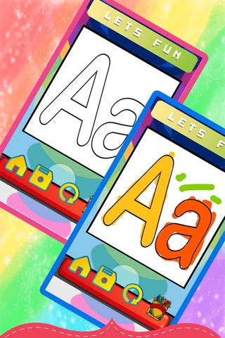 Abc Coloring Pages For Kids Coloring Book Pencils screenshot 4