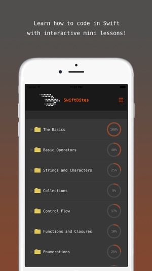 SwiftBites - Learn How to Code in Swift with Interactive Min(圖1)-速報App