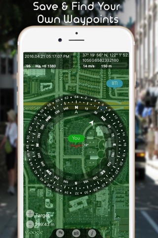 GPS Navigation Heading Compass - (Map with Speedometer, Altimeter & Digital Direction Finder) screenshot 3