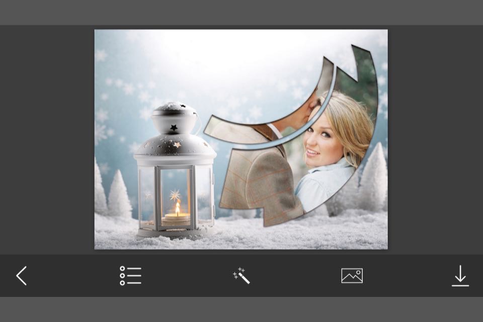 3D Snowfall Photo Frame - Amazing Picture Frames & Photo Editor screenshot 4
