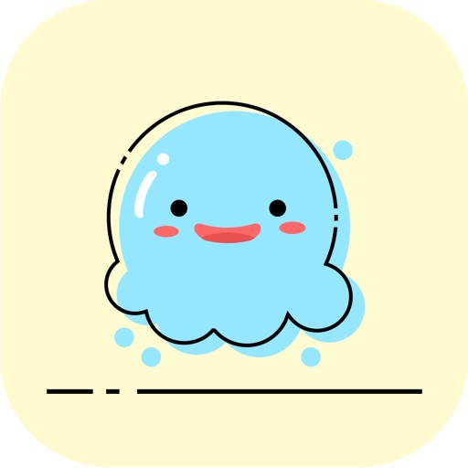 Doodle Ocean Creature Hopper - Floating Jelly Dash Icon