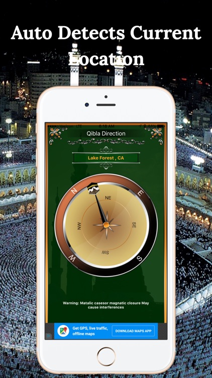 Qibla Compass-Maccah Direction