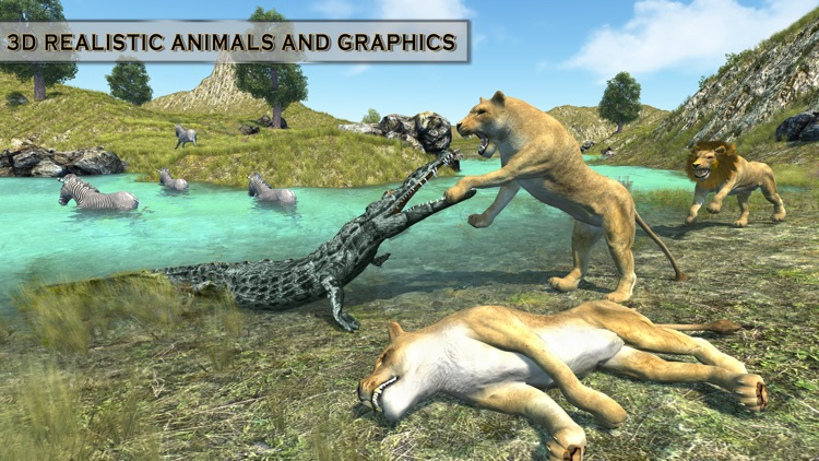 Wild Crocodile Attack Sim