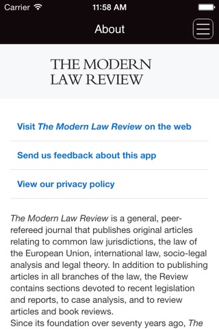 The Modern Law Review screenshot 2