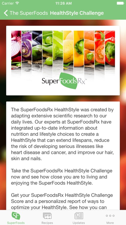 SuperFoodsRx - Essential Guide To Your Nutrition, Health & Wellness