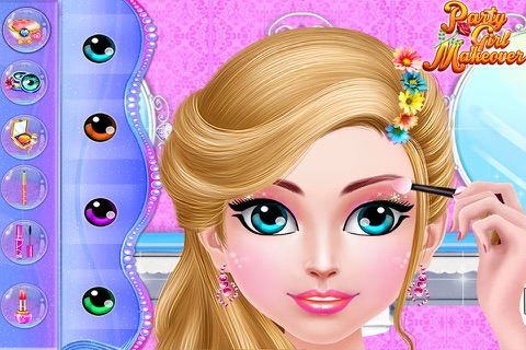 Party Girl Makeover - real spa dress up teen games screenshot 3