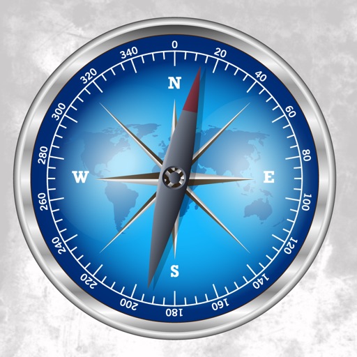 GPS Navigation Heading Compass - (Map with Speedometer, Altimeter & Digital Direction Finder)