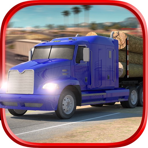 Transport Truck Driver Simulator 3D Icon