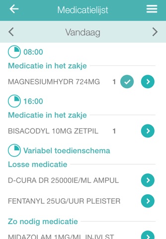 CareXS Medicatie screenshot 2