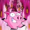 Funny Pink Pig
